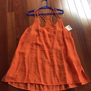 Orange Tank Top